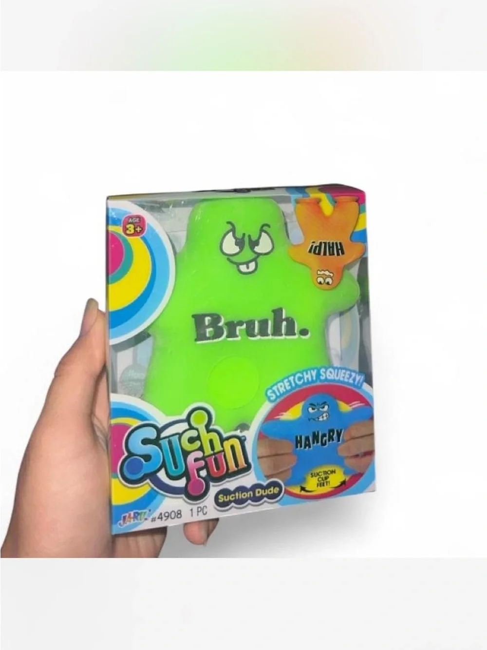 Bruh Stretchy Squeeze Toy - Green
